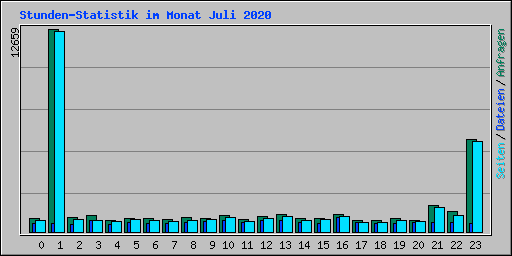 Stunden-Statistik im Monat Juli 2020