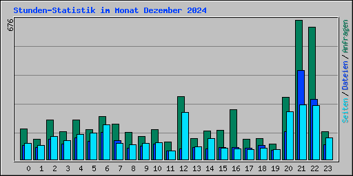 Stunden-Statistik im Monat Dezember 2024